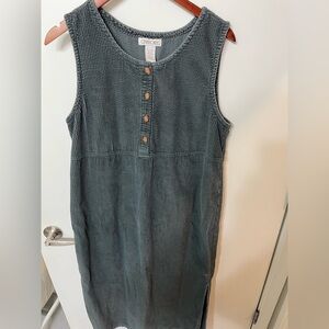 Corduroy jumper dress, 90s vintage